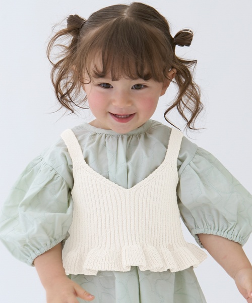 petit main（プティマイン）の「【リンク】レースワンピースビスチェセット（ワンピース・キッズ・ライトピンク/黄緑系・80ｃｍ/100cm/110cm/120cm/90cm/130cm）」の17枚目の写真