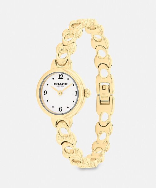 COACH(コーチ)の「アイリス ウォッチ・22MM(アナログ腕時計・レディース・ゴールド系その他・ONE)」の1枚目の写真