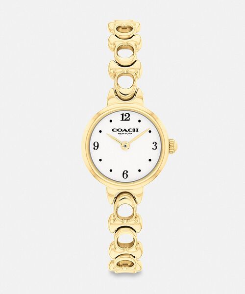 COACH(コーチ)の「アイリス ウォッチ・22MM(アナログ腕時計・レディース・ゴールド系その他・ONE)」の3枚目の写真