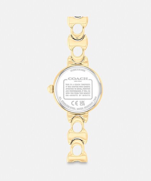 COACH(コーチ)の「アイリス ウォッチ・22MM(アナログ腕時計・レディース・ゴールド系その他・ONE)」の4枚目の写真