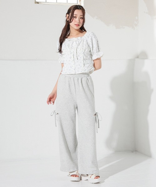 Honeys（ハニーズ）の「オフショル２ｗａｙブラウス（シャツ/ブラウス・レディース・ピンク/アイボリー系1/カーキ/ホワイト系その他2・S/M/L）」の21枚目の写真