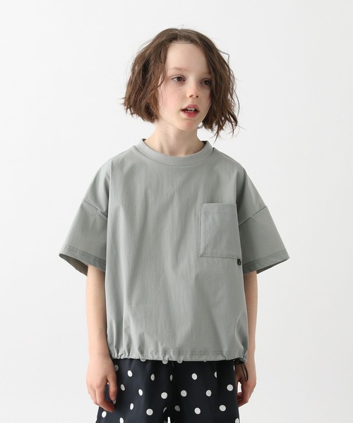 GLOBAL WORK（グローバルワーク）の「エアカルドロストプルオーバー半袖/629845（Tシャツ/カットソー・キッズ・ミント/ブラック・160cm/150cm/140cm/130cm）」の12枚目の写真