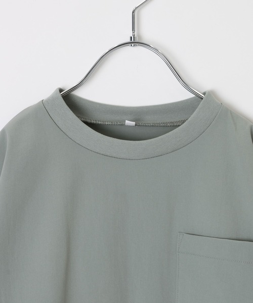 GLOBAL WORK（グローバルワーク）の「エアカルドロストプルオーバー半袖/629845（Tシャツ/カットソー・キッズ・ミント/ブラック・160cm/150cm/140cm/130cm）」の15枚目の写真