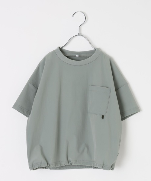 GLOBAL WORK（グローバルワーク）の「エアカルドロストプルオーバー半袖/629845（Tシャツ/カットソー・キッズ・ミント/ブラック・160cm/150cm/140cm/130cm）」の21枚目の写真