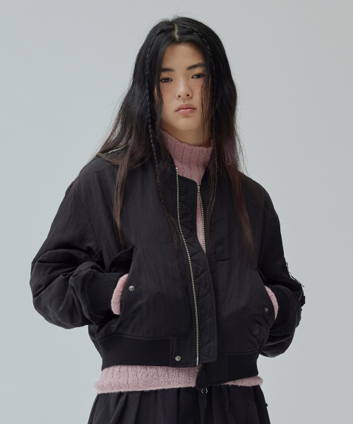 COVERNAT WOMAN(カバーナットウーマン)の「ウィメンズ MA-1 ボンバージャケット ブラック(ブルゾン・レディース・その他・WS/WM)」の1枚目の写真