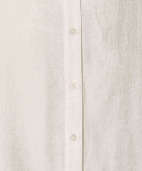 LAKOLE（ラコレ）の「バックシャーリングシャツ / 658928（その他トップス・レディース・チャコール/オフホワイト/クリアグリーン/ブルー・FREE）」の7枚目の写真