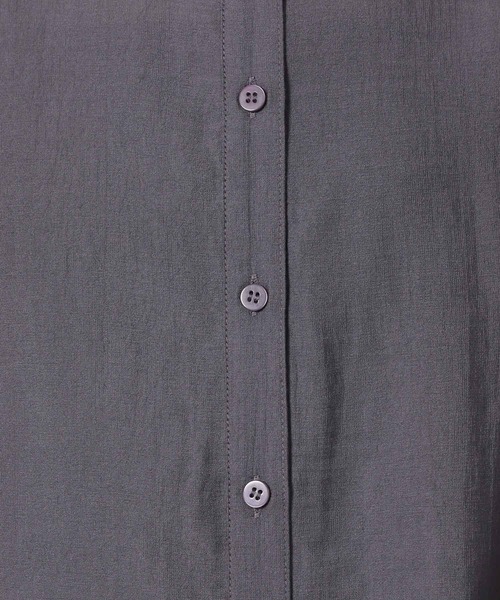 LAKOLE（ラコレ）の「バックシャーリングシャツ / 658928（その他トップス・レディース・チャコール/オフホワイト/クリアグリーン/ブルー・FREE）」の8枚目の写真