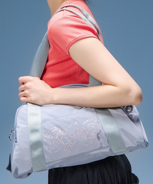 X-girl(エックスガール)の「SCHOOL GIRL BAG(ハンドバッグ・レディース・ブラック/グレー・ONE SIZE)」の2枚目の写真