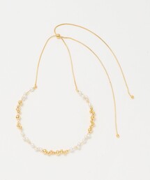 kaene（カエン）の「＜kaene＞フェイクパール × メタルビーズ ネックレス＜Select by EMMEL REFINES＞（ネックレス）」