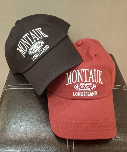 Scrap Book（スクラップブック）の「【Scrap Book】MONTALKキャップ（キャップ・レディース・ブラック/レッド・FREE）」の4枚目の写真