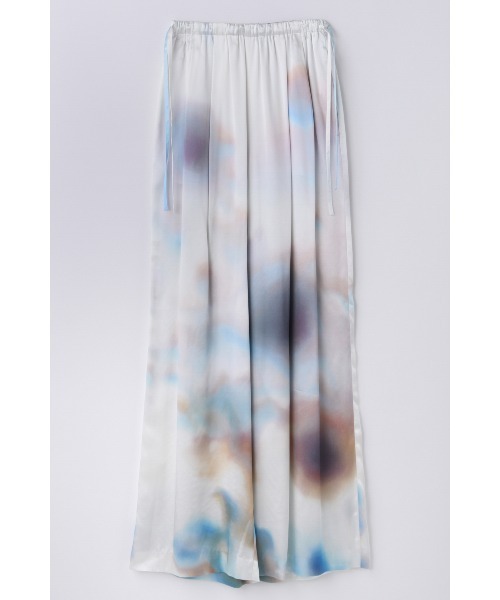 ENFOLD(エンフォルド)の「DRAWSTRING WIDE-PANTS(スラックス・レディース・マルチ/ホワイト系その他2・38/36)」の1枚目の写真