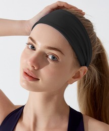 HYSSHOP（エイチワイエスショップ）の「【速乾/ストレッチ有】無地 ヘッドバンド レディース トレーニングウェア ジムウェア ピラティスウェア（スポーツグッズ）」
