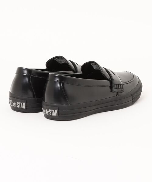 CONVERSE(コンバース)の「converse コンバース ALL STAR COINLOAFER【本革】メンズシューズ ローファースニーカー(オールスターコインローファー) 31315091 ブラック(ローファー・メンズ・ブラック×ブラック・25.5cm/26.0cm/26.5cm/27.0cm/27.5cm/28.0cm/29.0cm)」の3枚目の写真