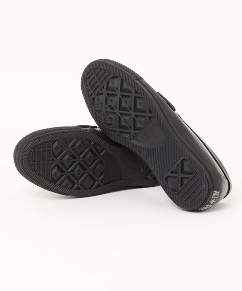 CONVERSE(コンバース)の「converse コンバース ALL STAR COINLOAFER【本革】メンズシューズ ローファースニーカー(オールスターコインローファー) 31315091 ブラック(ローファー・メンズ・ブラック×ブラック・25.5cm/26.0cm/26.5cm/27.0cm/27.5cm/28.0cm/29.0cm)」の2枚目の写真