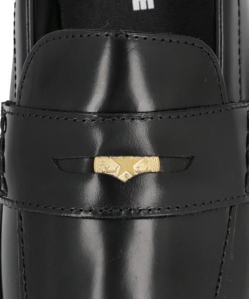 CONVERSE(コンバース)の「converse コンバース ALL STAR COINLOAFER【本革】メンズシューズ ローファースニーカー(オールスターコインローファー) 31315091 ブラック(ローファー・メンズ・ブラック×ブラック・25.5cm/26.0cm/26.5cm/27.0cm/27.5cm/28.0cm/29.0cm)」の4枚目の写真