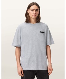 ALLSAINTS | REDACT OVERSIZED EMBROIDERED LOGO T-SHIRT | REDACT オーバーサイズ 刺繍 ロゴ Tシャツ(Tシャツ/カットソー)