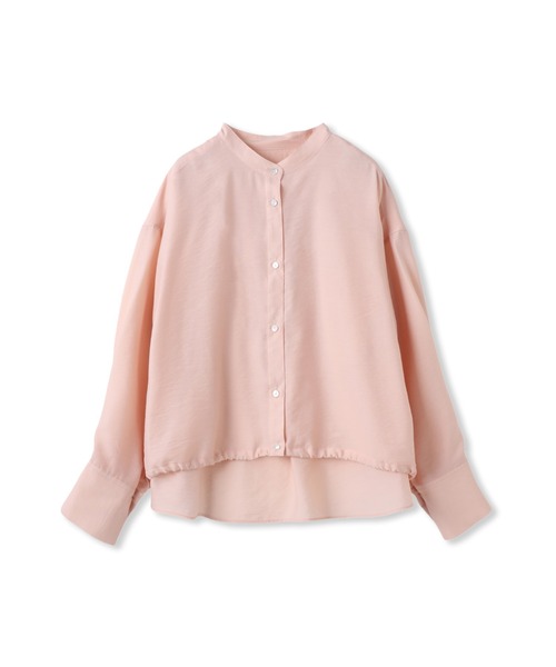 LAUTREAMONT(ロートレアモン)の「シアーバンドカラーブラウス≪洗える≫(シャツ/ブラウス・レディース・ホワイト系その他/ブラウン/ピンク/グリーン・9号)」の16枚目の写真