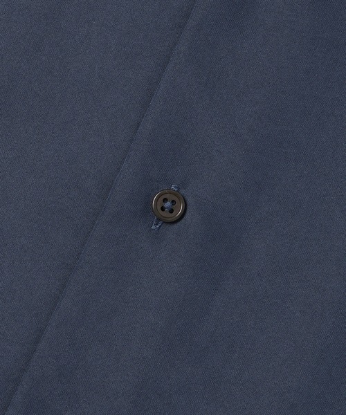 ADAM ET ROPE'（アダムエロペ）の「スエードタッチレーヨン オープンカラー ハーフスリーブ シャツ（シャツ/ブラウス・メンズ・ブラック/ライトグレー/キナリ/ネイビー・M/L）」の15枚目の写真