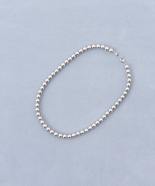 grace grace （グラスグラス）の「【grace grace/グラスグラス】メタボールミディアムネックレス（ネックレス・レディース・シルバー・FREE）」の6枚目の写真