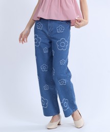 MARY QUANT（マリークワント）の「ランダムデイジーデニム パンツ（デニムパンツ）」