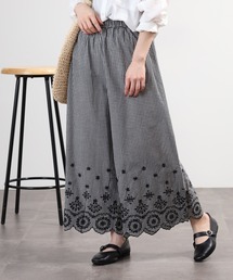 スカラップ刺繍ぺチパンツ