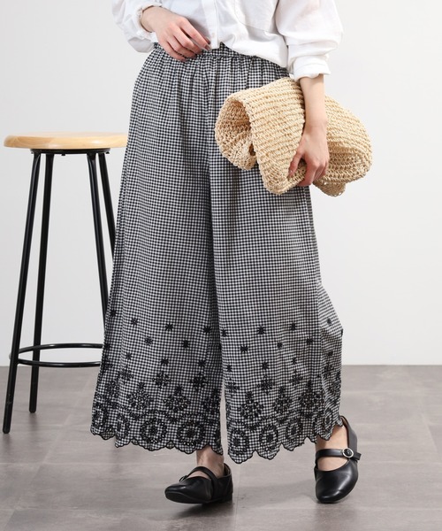 FUNALIVE（ファンアライブ）の「スカラップ刺繍ぺチパンツ（その他パンツ・レディース・ブラック系・M-L）」の13枚目の写真