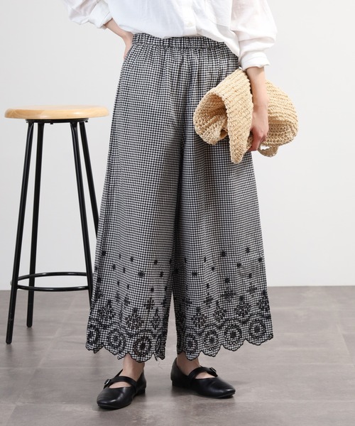 FUNALIVE（ファンアライブ）の「スカラップ刺繍ぺチパンツ（その他パンツ・レディース・ブラック系・M-L）」の14枚目の写真