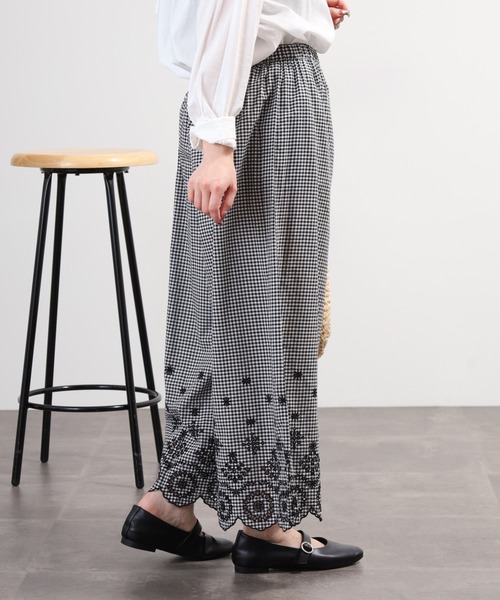 FUNALIVE（ファンアライブ）の「スカラップ刺繍ぺチパンツ（その他パンツ・レディース・ブラック系・M-L）」の15枚目の写真