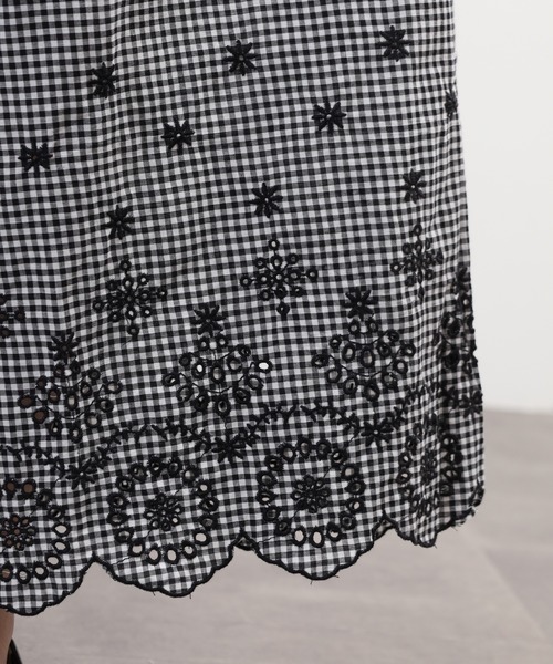 FUNALIVE（ファンアライブ）の「スカラップ刺繍ぺチパンツ（その他パンツ・レディース・ブラック系・M-L）」の8枚目の写真