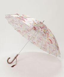 RAMUDA（ラムダ）の「16本骨　切り替え花柄　タッセル付き　ジャンプ傘（長傘）」
