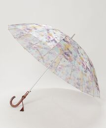 RAMUDA（ラムダ）の「16本骨　切り替え花柄　タッセル付き　ジャンプ傘（長傘）」