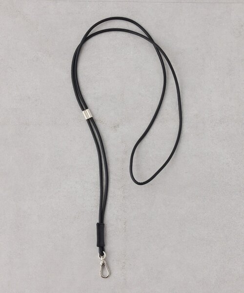 CIAOPANIC TYPY（チャオパニックティピー）の「【ユニセックス】加工レザーキーネックレス/スマホショルダー（ネックレス・メンズ・ブラウン/ブラック・ONE SIZE）」の6枚目の写真