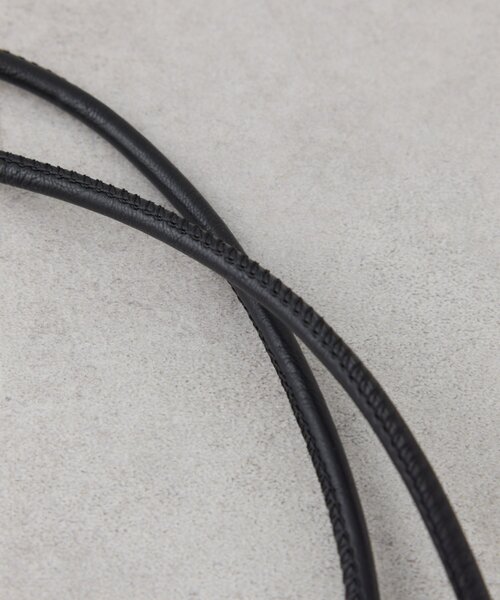 CIAOPANIC TYPY（チャオパニックティピー）の「【ユニセックス】加工レザーキーネックレス/スマホショルダー（ネックレス・メンズ・ブラウン/ブラック・ONE SIZE）」の3枚目の写真