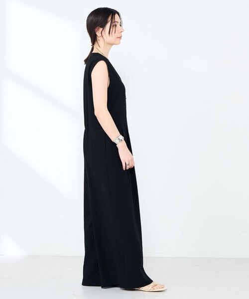 NOLLEY’S Sophi（ノーリーズソフィ）の「ウォッシャブルエアリージョーゼットオールインワン（つなぎ/オールインワン・レディース・ネイビー/ブラック・38/36）」の13枚目の写真