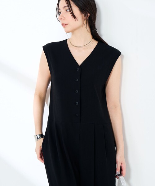 NOLLEY’S Sophi（ノーリーズソフィ）の「ウォッシャブルエアリージョーゼットオールインワン（つなぎ/オールインワン・レディース・ネイビー/ブラック・38/36）」の16枚目の写真