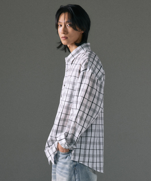 LXT(エルエックスティー)の「クールエアリー ダブルポケットオーバーチェックシャツ(シャツ/ブラウス・レディース・その他・1/2/3)」の18枚目の写真