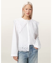 オールセインツ-ALLSAINTS-バックレースシアーシャツ シャツ | オールセインツ 公式オンラインストア
