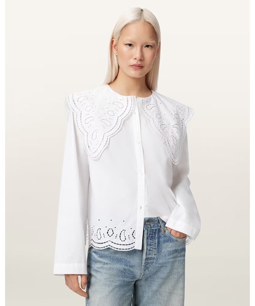 MARIE BROIDERIE REGULAR FIT SHIRT | MARIE ブロイデリー レギュラー フィット シャツ