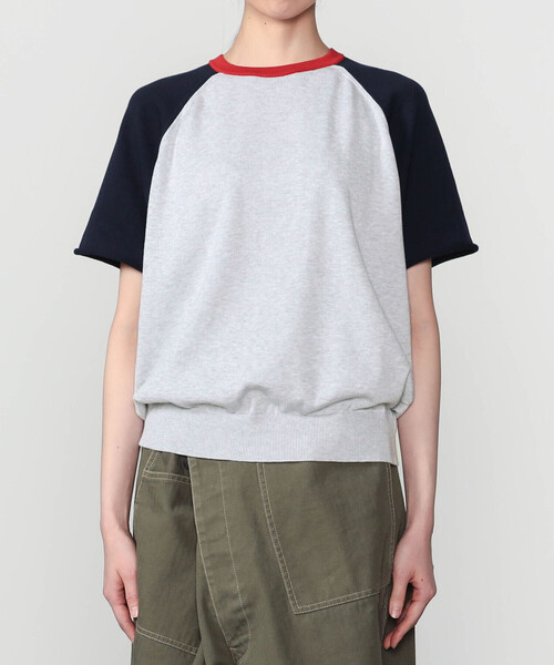 RYE TENDER(ライテンダー)の「RYE TENDER | コットン ラグランスリーブTシャツ WOMEN(ニット/セーター・レディース・ブラウン系その他/グレー系その他・0)」の12枚目の写真
