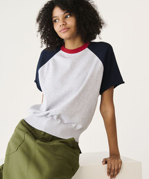 RYE TENDER | RYE TENDER | コットン ラグランスリーブTシャツ WOMEN(ニット/セーター)