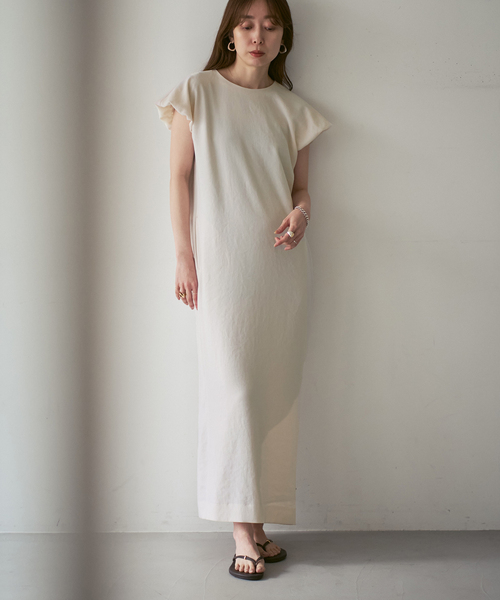 Noble(ノーブル)の「【洗える】ELENI/エルニ ビローギャザーワンピース(ワンピース・レディース・ホワイト系その他/ブラウン・36/38)」の17枚目の写真