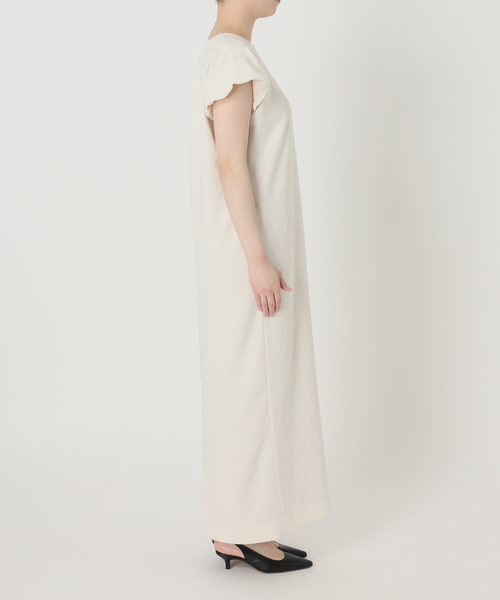 Noble(ノーブル)の「【洗える】ELENI/エルニ ビローギャザーワンピース(ワンピース・レディース・ホワイト系その他/ブラウン・36/38)」の22枚目の写真