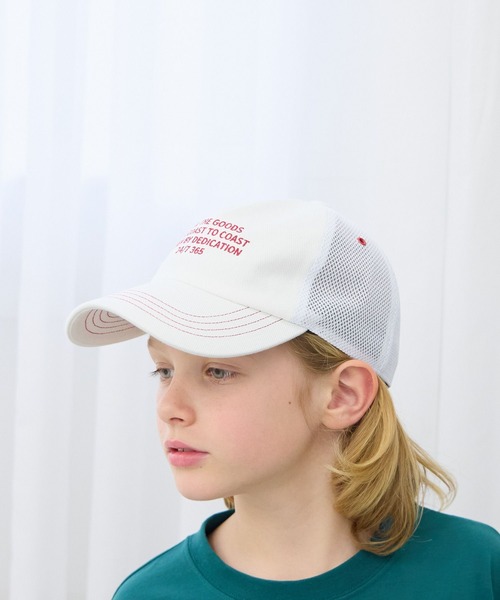 GLOBAL WORK(グローバルワーク)の「洗えるドライトラッカーCAP/キッズ/666198(キャップ・キッズ・ホワイト/グリーン/ネイビー/ブラック・LARGE/MEDIUM)」の5枚目の写真