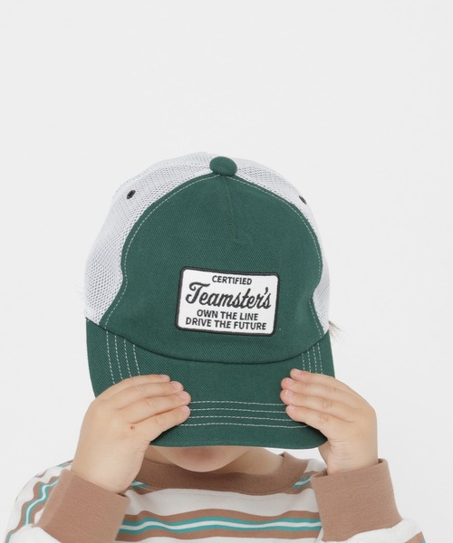 GLOBAL WORK(グローバルワーク)の「洗えるドライトラッカーCAP/キッズ/666198(キャップ・キッズ・ホワイト/グリーン/ネイビー/ブラック・LARGE/MEDIUM)」の13枚目の写真