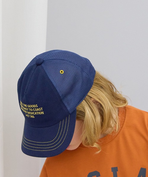 GLOBAL WORK(グローバルワーク)の「洗えるドライトラッカーCAP/キッズ/666198(キャップ・キッズ・ホワイト/グリーン/ネイビー/ブラック・LARGE/MEDIUM)」の7枚目の写真