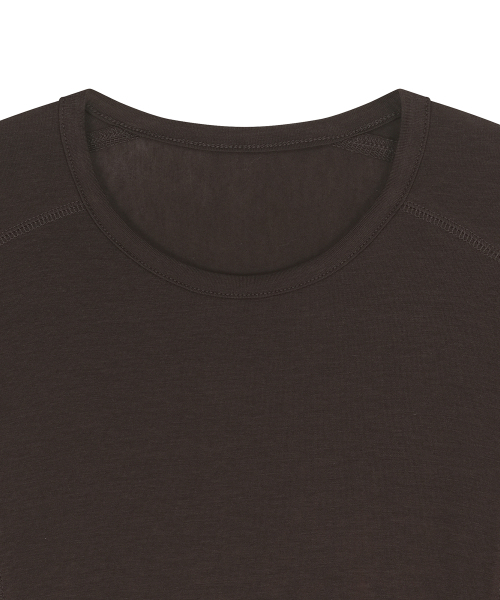 NOIRER(ノイア)の「ウールテンセルインシジョンTシャツ (ブラウン)(Tシャツ/カットソー・メンズ・その他・48/52/50)」の4枚目の写真