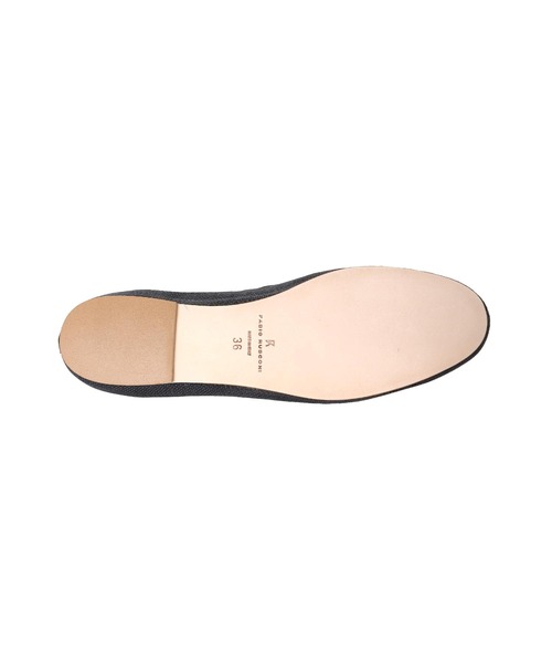FABIO RUSCONI(ファビオルスコーニ)の「FABIO RUSCONI / lino ballerina shoes(ファビオルスコーニ リネンバレエシューズ 764)(バレエシューズ・レディース・ブラック・36)」の5枚目の写真