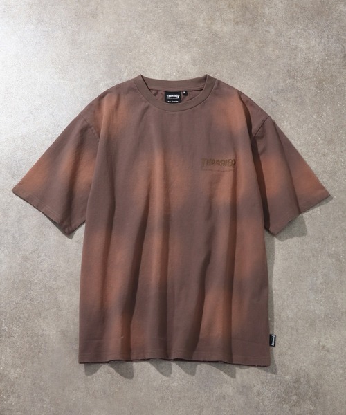 THRASHER(スラッシャー)の「【THRASHER/スラッシャー】ヴィンテージライク スプレー加工 半袖Tシャツ(Tシャツ/カットソー・メンズ・ネイビー/ブラック/ピンク/ブラウン・XL/L/M)」の7枚目の写真