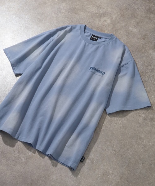 THRASHER(スラッシャー)の「【THRASHER/スラッシャー】ヴィンテージライク スプレー加工 半袖Tシャツ(Tシャツ/カットソー・メンズ・ネイビー/ブラック/ピンク/ブラウン・XL/L/M)」の15枚目の写真