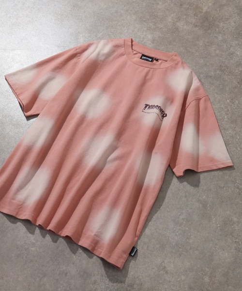 THRASHER(スラッシャー)の「【THRASHER/スラッシャー】ヴィンテージライク スプレー加工 半袖Tシャツ(Tシャツ/カットソー・メンズ・ネイビー/ブラック/ピンク/ブラウン・XL/L/M)」の16枚目の写真